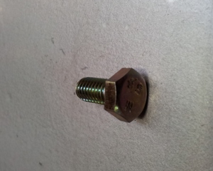 Hexagon head screw M6x12 DIN 933 5.8 ZA